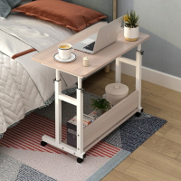 家用電腦桌床邊桌子可移動升降小桌子臥室簡約學生寫字桌租房書桌