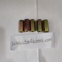 Baut Coupling Nut Kuning M 8 mm Mur Penyambung Long Drat 5 Pics Depok