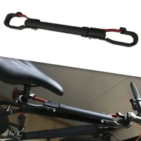Bike Cross Bar Adapter Accessories Frame Adapter Adjustable for Bike Car Rack Y Frame Home Storage Stand