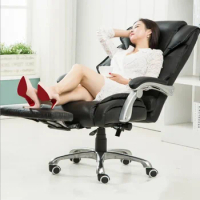 Modern and Comfortable Office Chair Boss Leisure Leather Chair Reclining Activity Ergonomic home office chair