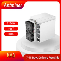 New Antminer KA3 air-cooled mining machine, high efficiency machine, 166T, 3154W, higher output than L7 Beyond Goldshell KD5 KD6