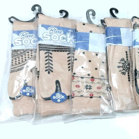 blue shock kaos kaki stocking wanita jari jempol