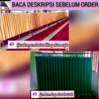 Gorden masjid custom pintu jendela gorden pembatas ruang gorden musola