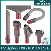 Attachment Kit for Dyson V7 V8 V10 V11 V15 Absolute Detect Cyclone Outsize Vacuum Cleaner Accessories Bundle Replacement Brush