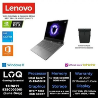 LENOVO LAPTOP LOQ 15IRX11E INTEL CORE 5 13450HX RTX5060 16GB 512GB 15.6" WINDOWS 11 OHS24 M365B [83S