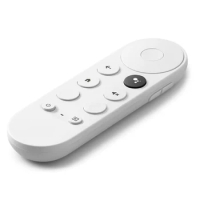 For Chromecast Google TV Accessories Replacement ABS Voice Bluetooth IR Remote Control 433 MHz 1 Channel TV Remote For Google