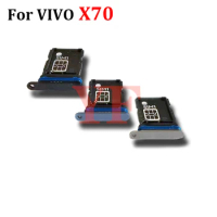 Sim Card Tray Holder For Vivo X70 Pro Plus X80 Pro V2133A V2104 Sim Card Slot Tray Holder Sim Card Reader Socket