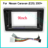 9 inch Car Radio Fascia for Nissan Caravan (E25) 2001+ Stereo Frame Plate Mounting Dash Installation Bezel