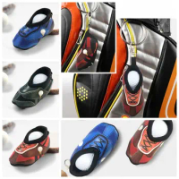 Tee Holder Mini Shoes Golf Waist Bag Space Cotton Colorblock Mini Golf Ball Bag Portable Sneakers Design Golf Storage Bag