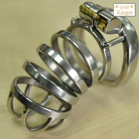 〖YJNYNLSCW〗 Men's Stainless Steel Chastity Lock / Belt Appliance cb6000 Arc Snap Ring  A274