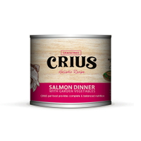 【CRIUS 克瑞斯】天然紐西蘭無穀貓用主食餐罐-野生鮭 175G