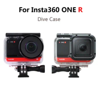 For Insta360 ONE R Dive Case ,4K Wide Angle /Dual-Lens 360 Mod Waterproof Box For Insta 360 R Accessories