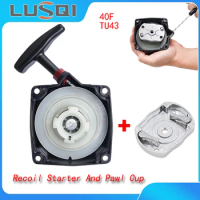 LUSQI 2PCS Easy Pull Recoil Starter Kit Fit 40-5 CG430 44F-5 Factory Production Spot Lawn Mower Engine Repair Part