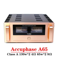 130w*2 Accuphase A65 Line 2-channel Class A Amplifier High Power RCA Balanced XLR Input Vu Meter High-end HIFI Amplifier Audio