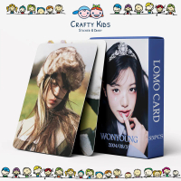 55pcs IVE《WONYOUNG - IVE EMPATHY》Blue LOMO Cards Set Collection Kpop Wonyoung Rei Yujin Leeseo Gaeul