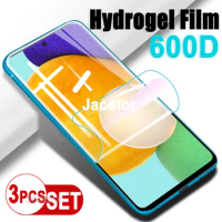 3PCS Hydrogel Protective Film For Samsung Galaxy A72 A52 A42 A32 A21 A21S A71 A51 Water Gel Films Samsumg A 72 52 21S Not Glass