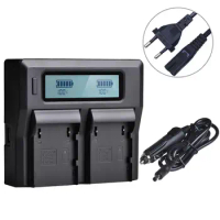 1Pc LCD Dual Fast Charger for Canon BP-A30 BP-A60 BP-A90 A90 A60 A30 C500II C300 Mark II C200 C200B