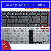 Laptop Keyboard for Lenovo E53-80 V130-15AST 300S-15 2019 S340-15 Notebook Replace Keyboard