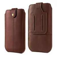 Phone Waist Leather Bag Pouch For Sony Xperia 5 10 1 V Belt Back Card Wallet Case For Xperia 5 1 10 IV Pro-I Ace III 8 Lite Pro