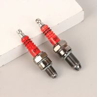 Perlumbaan 3 elektrod Spark Plug A7TC D8TC sesuai untuk GY6 50cc 110cc 125cc 150cc skuter Dirt Bike