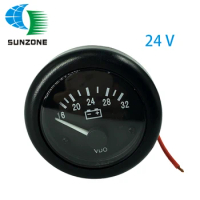 24V VDO Voltage Gauge For Genset Meter Tester 16-32 Volt