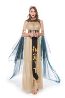 Cross-Border Halloween Costume Egyptian Pharaoh Cleopatra Costume Role-Playing Ancient Roman Prince 