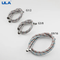 G1/2 G3/8 G9/16 Stainless steel metal woven cold and hot water inlet hose Household toilet water heater accessories pipes