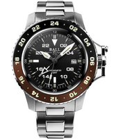 BALL 波爾錶 Engineer Hydrocarbon AeroGMT II腕錶(DG2018C-S12C-BK)-42mm-黑面鋼帶【刷卡回饋 分期0利率】【APP下單4%點數回饋】