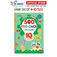 NT Books - Sách Khả Năng Tưởng Tượng  - 500 Trò Chơi Rèn Luyện IQ Cho Bé Từ 4-10 Tuổi - NXB Phụ Nữ V