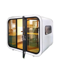 Prefab modular houses container houses office outdoor apple cabin office pod garden office pod