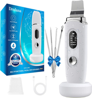 Skin Scrubber Face Skin Spatula Facial Scrubber Spatula Blackhead Remover Tools with 4 Modes LCD Dis