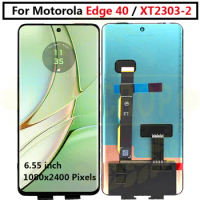 Original For Motorola Edge 40 LCD XT2303-2 Display Screen Touch Panel Digitizer Replacement For Motorola Edge 40 Neo lcd XT2307
