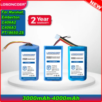 LOSONCOER 3000-4000mAh PT18650-2S C406A3 C406A2 For Marshall Emberton Player Battery