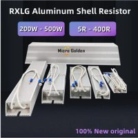 (1PCS) RXLG Aluminum Shell Braking Resistor 200W 300W 400W 500W 5 10 15 20 30 40 50 60 70 75 80 100 150 200 300 400 500 RJ Ohm