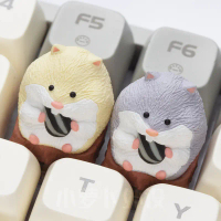 Một phần của Hamster Dòng, Một phần Pudding Mochi, Keycap Bàn Phím Cơ, Cá Nhân Hóa, Phím Chéo, 