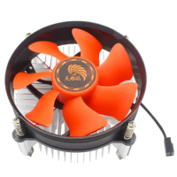 CPU Cooler Cooling Fan Aluminum Radiator for Intel LGA 775 1150 1151 1155 1156