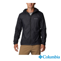 Columbia哥倫比亞 男款-防風外套-黑色 UWE37170BK / S23