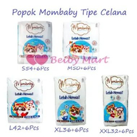 MOMBABY POPOK CELANA / BABY PANTS S54+6 / M54+6 / L42+6 / XL36+6 / XXL32+6 M54+6