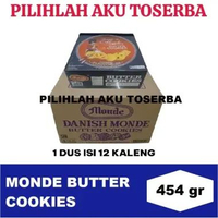 Biskuit Monde BUTTER COOKIES KALENG Kecil 454 GR - ( HARGA 1 DUS )