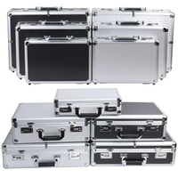 鋁合金工具箱儀器設備收納盒小型文件保險密碼箱子手提箱大號定做 NMS  奇趣生活