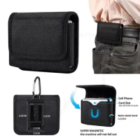 Oxford Cloth Phone Pouch Case For Samsung Z Flip 3 5G Belt Clip Waist Bag For Motorola Razr 5G Phone Cover For Galaxy Z Flip3 5G