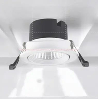 Krisbow 10w 3cct White Lampu Downlight LED Adjustable Cangkang Lampu Plafon Bodi Lampu Dapat Disesua