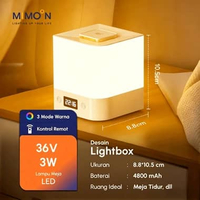 SKY - MIMOON Lampu Tidur Bayi Lampu Tidur Tanpa Di Colok Lampu Tidur Anak Lampu Tidur Kamar Colokan 