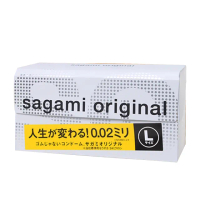 【sagami 相模】元祖002極致薄保險套 大碼 L 12入/盒 情趣用品(保險套 安全套 衛生套)