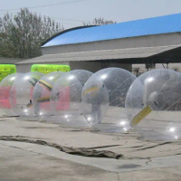 Free Shipping 0.8mm TPU 2m, water walking ball,zorbing water ball,giant ball,zorb balloon,inflatable human hamster zorb ball