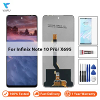 Original LCD For Infinix Note 10 Pro X695 Note 10 Pro NFC Display Touch Screen New Digitizer Assembly Phone Parts Replacement