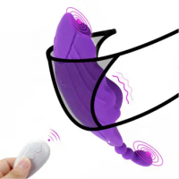 Female Wearable Butterfly Clitoral Sucking Vibrator Sex Toys For Women Clitoral Stimulator Vibrator Vacuum Stimulator Dildo