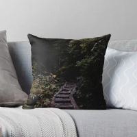forest path Throw Pillow Pillowcase Cushion Cover Home Decorative Sofa Pillow Cover Cushion Cover 40x40cm 45x45cm