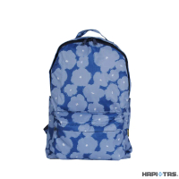 BRIC'S-HAPI+TAS 新型摺疊手提後背包-392-深藍塗鴉花朵