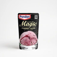 Pondan Ice Cream Magic Strawberry Flavor with Choco Chips 160 gram 160 gram